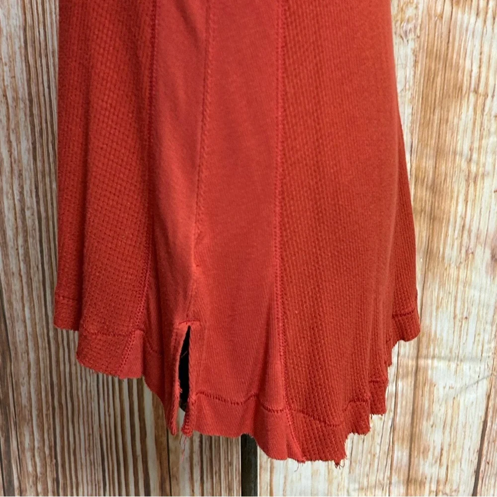 Free People Waffle Thermal Swing‎ Top